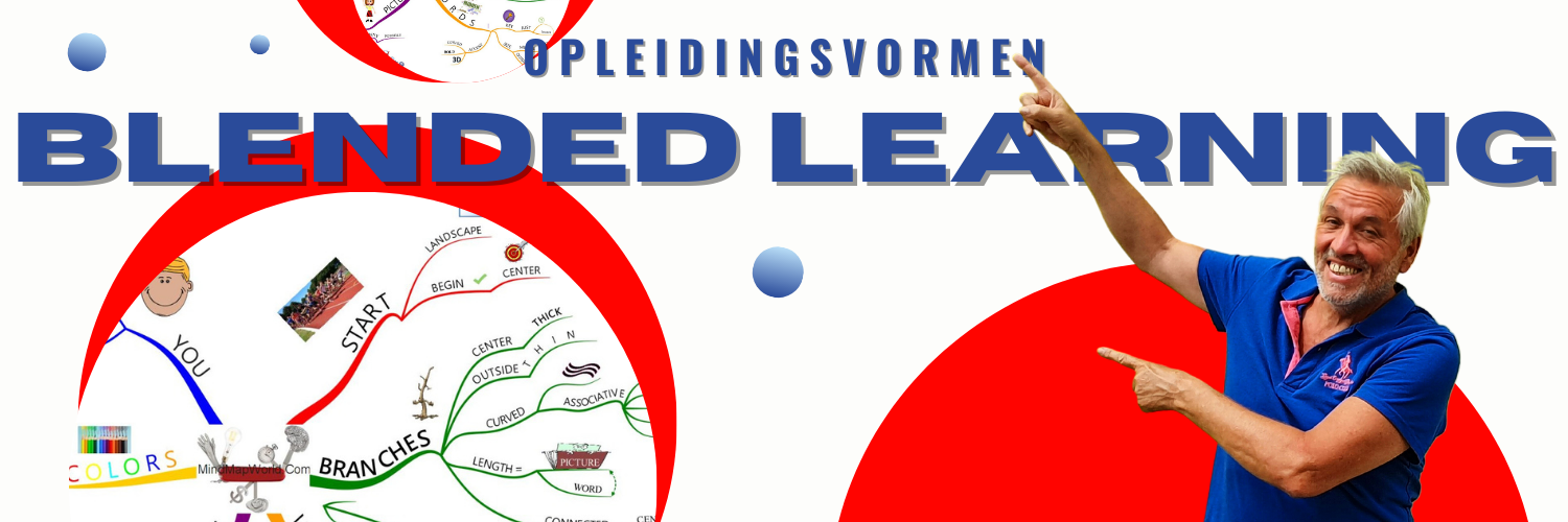 MindMap MindMappen OPLEIDINGSVORMEN BLENDED LEARNING